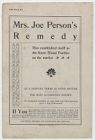 Mrs. Joe Person's Remedy